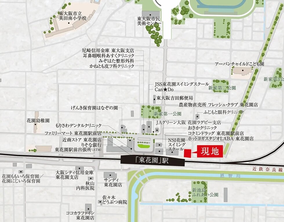 現地案内図
