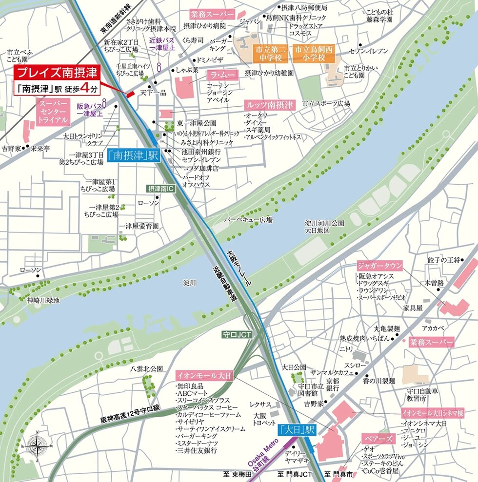 現地案内図