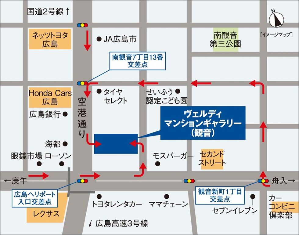 マンションギャラリー案内図