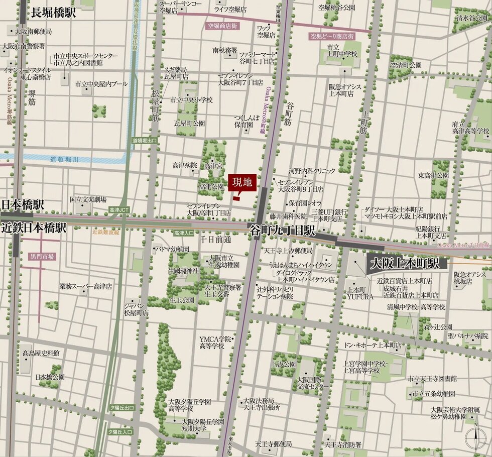 現地案内図