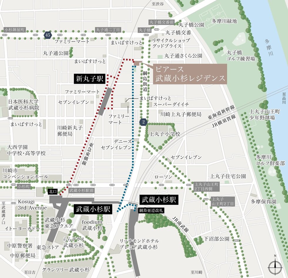 現地案内図