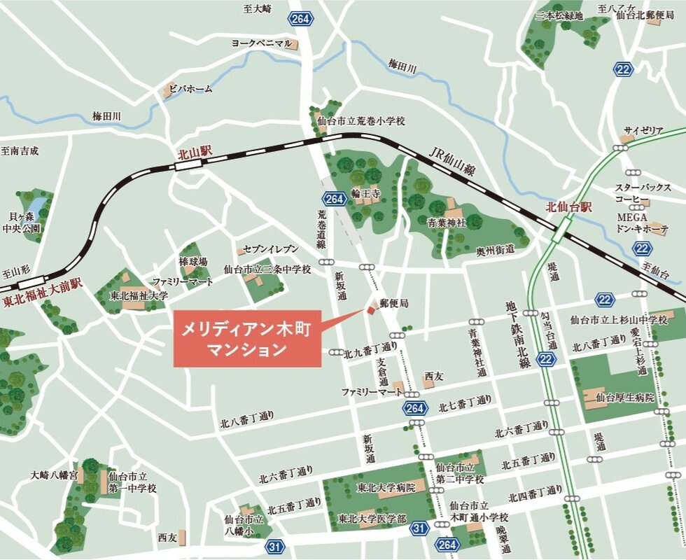 現地案内図