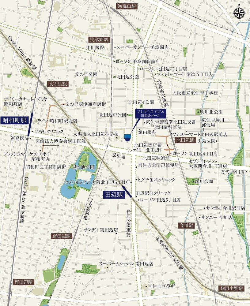 現地案内図