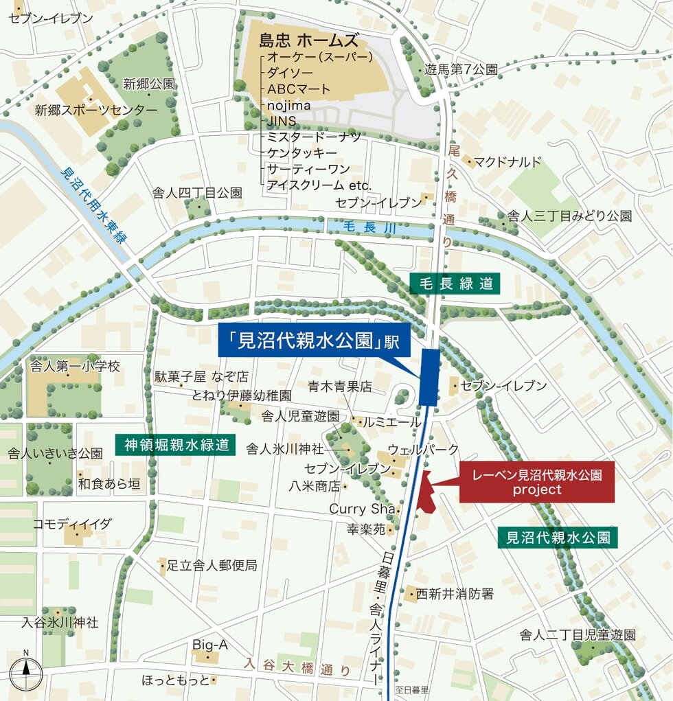 現地案内図