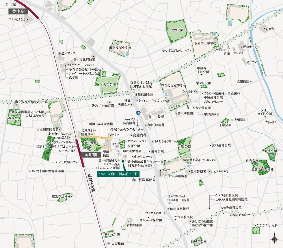 現地案内図