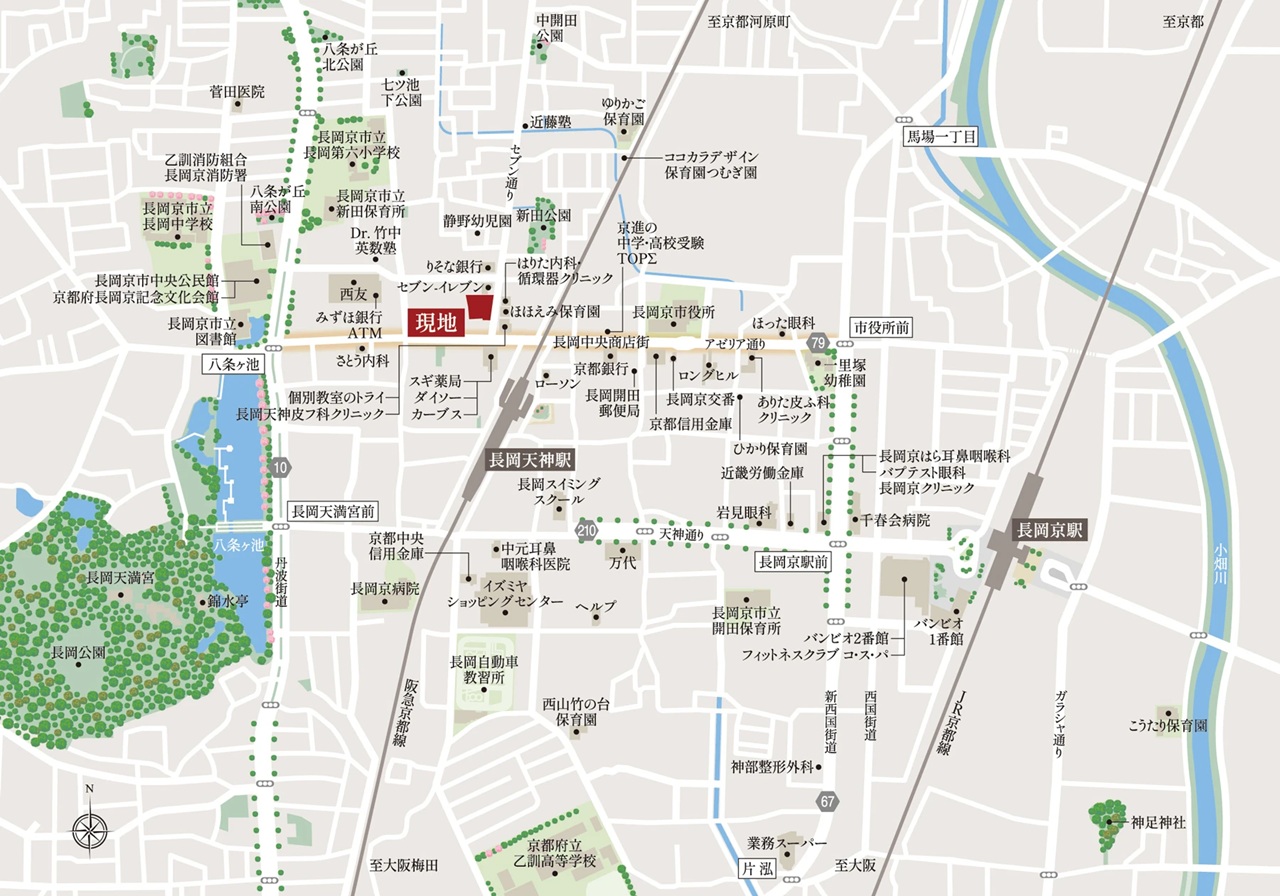 現地案内図