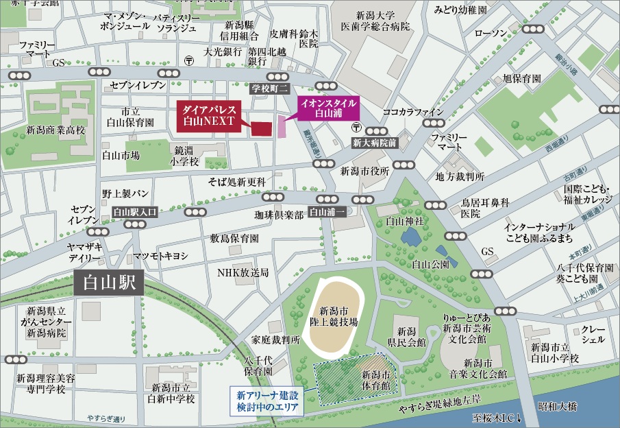 現地案内図