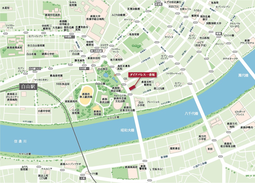 現地案内図