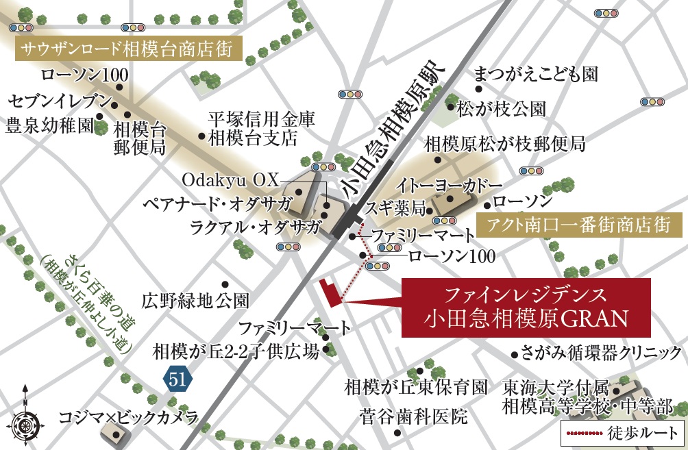 現地案内図
