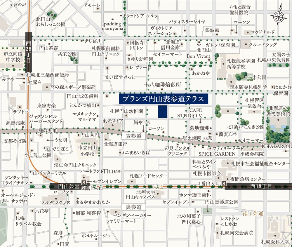 現地案内図