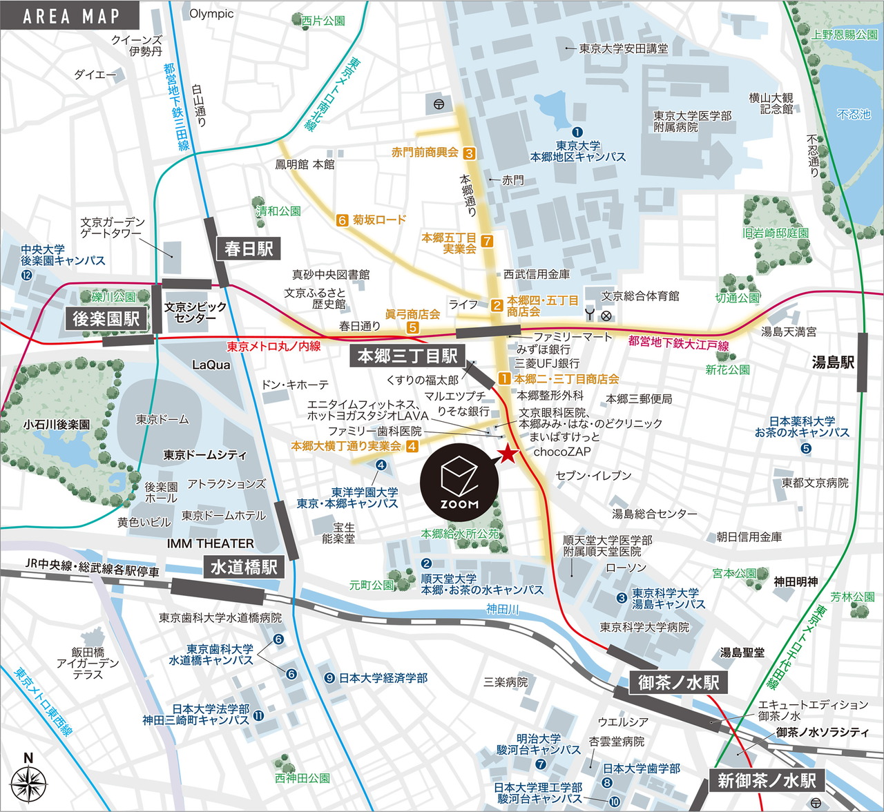 現地案内図