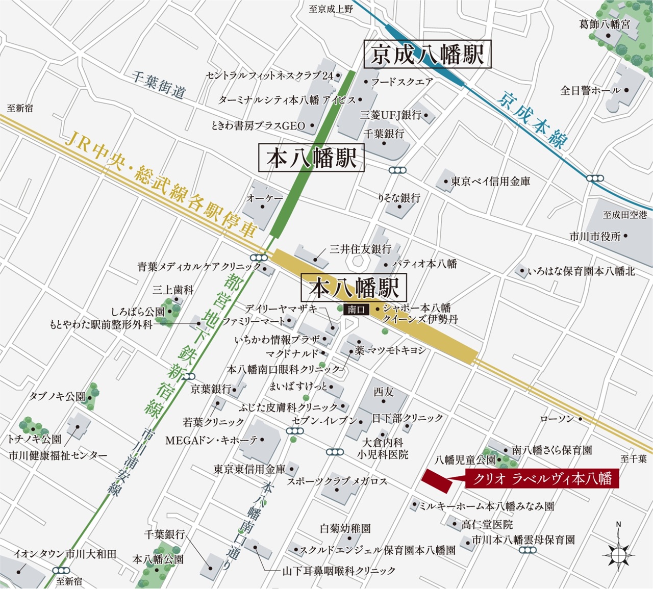 現地案内図