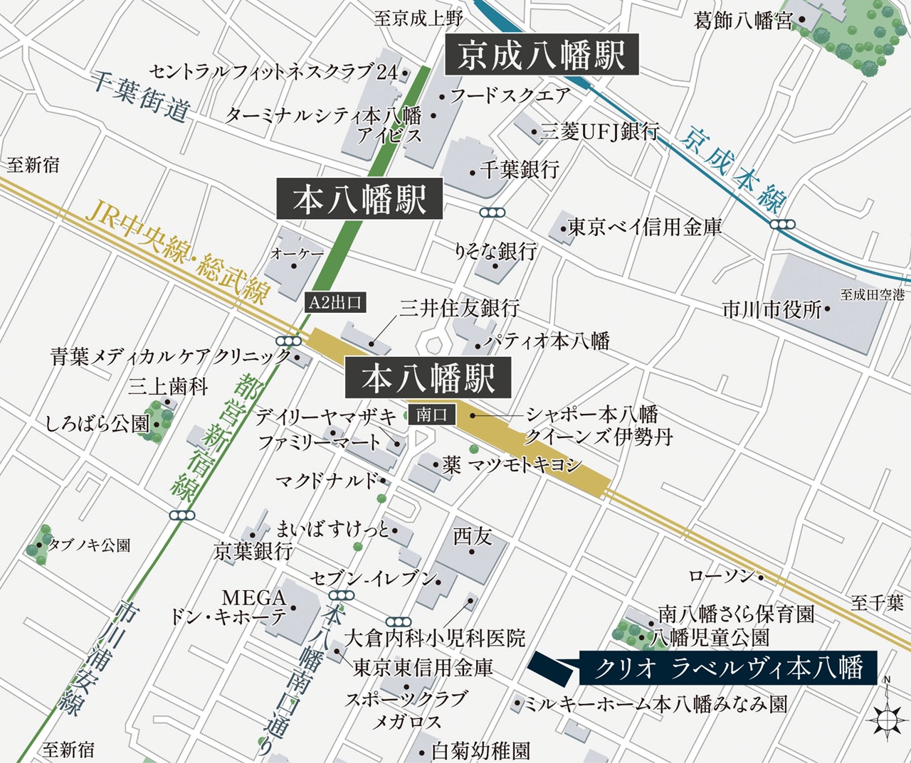 現地案内図