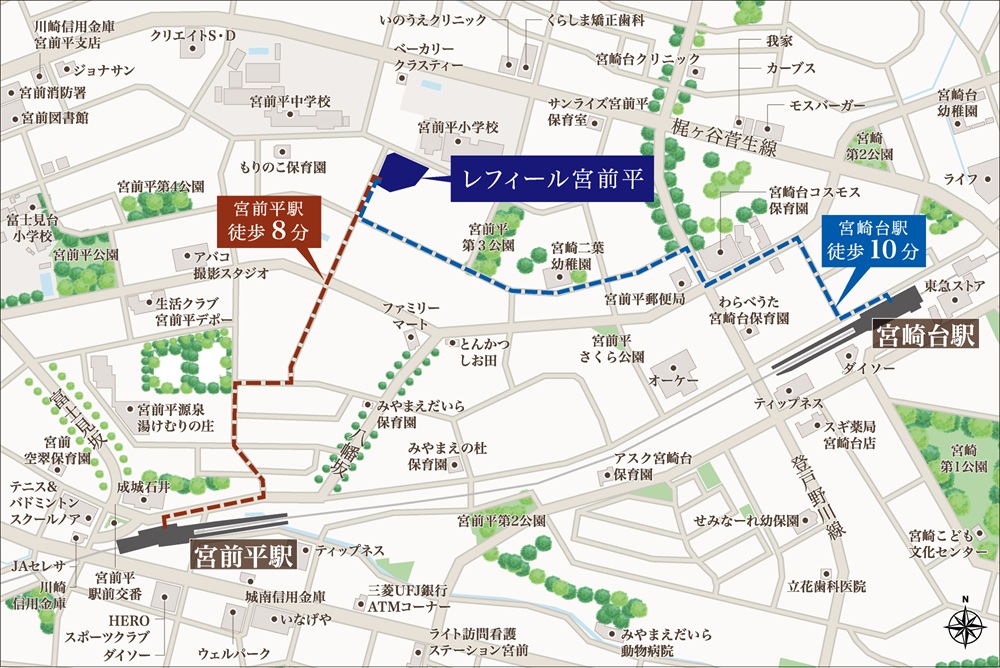 現地案内図