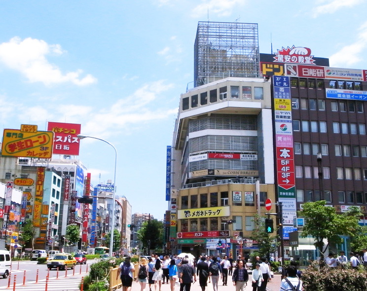 「高田馬場」駅へ
