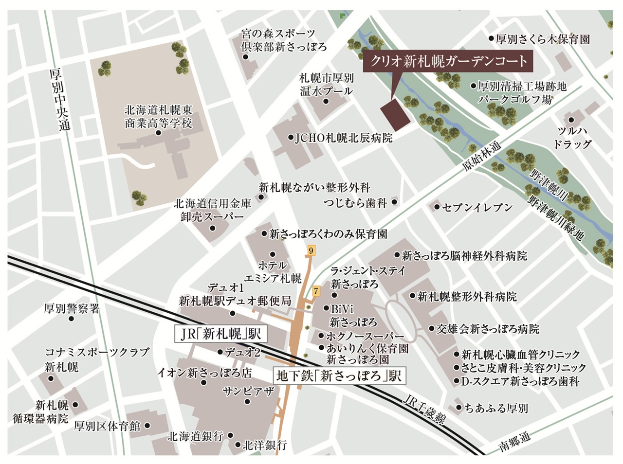 現地案内図