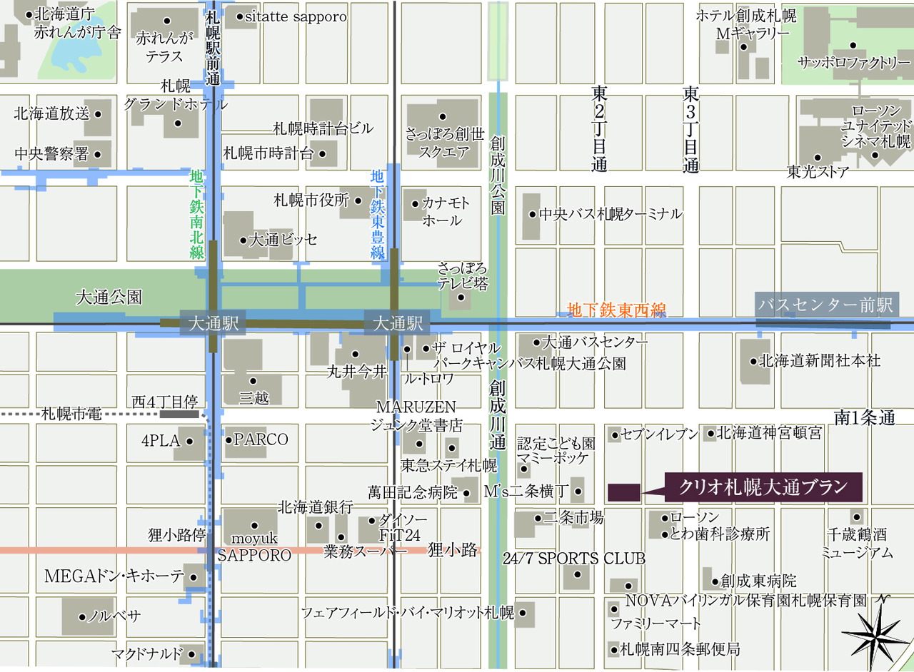 現地案内図
