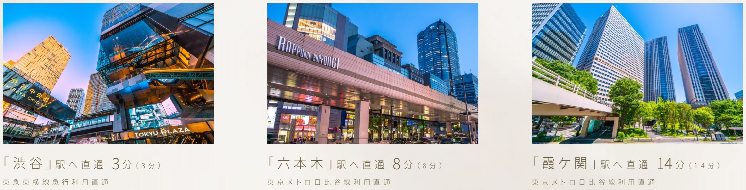 東急東横線・東京メトロ日比谷線「中目黒」駅より