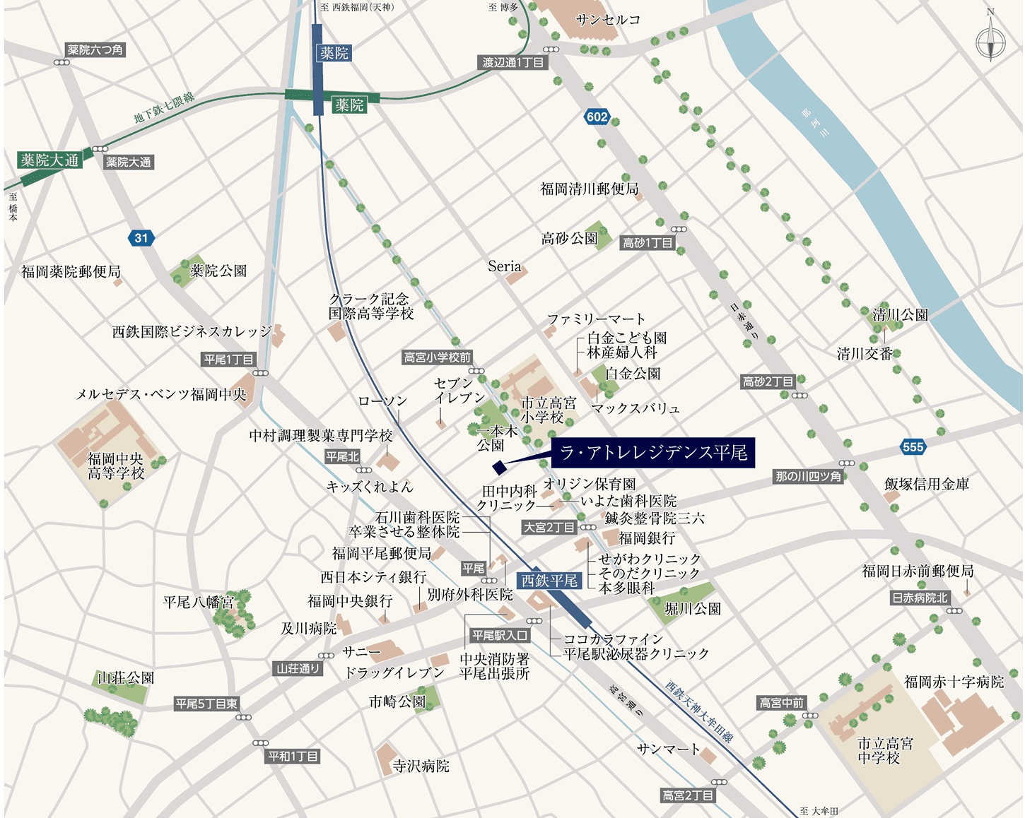 現地案内図