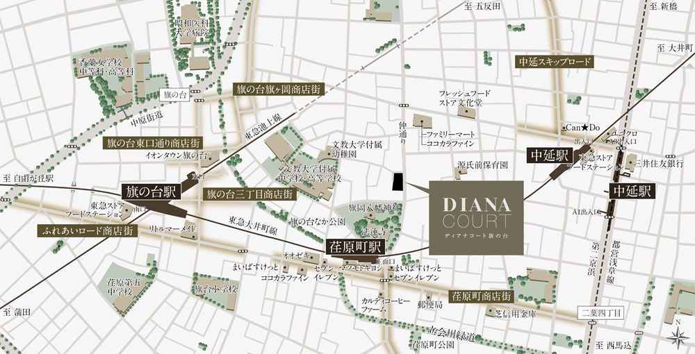 現地案内図