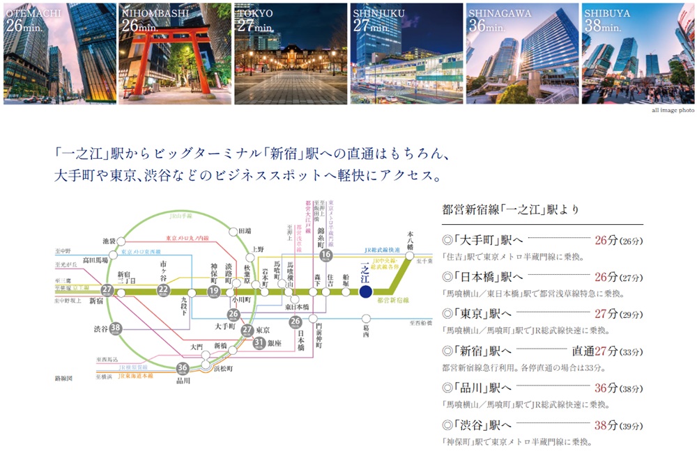 都心を軽快に使いこなすアクセス。