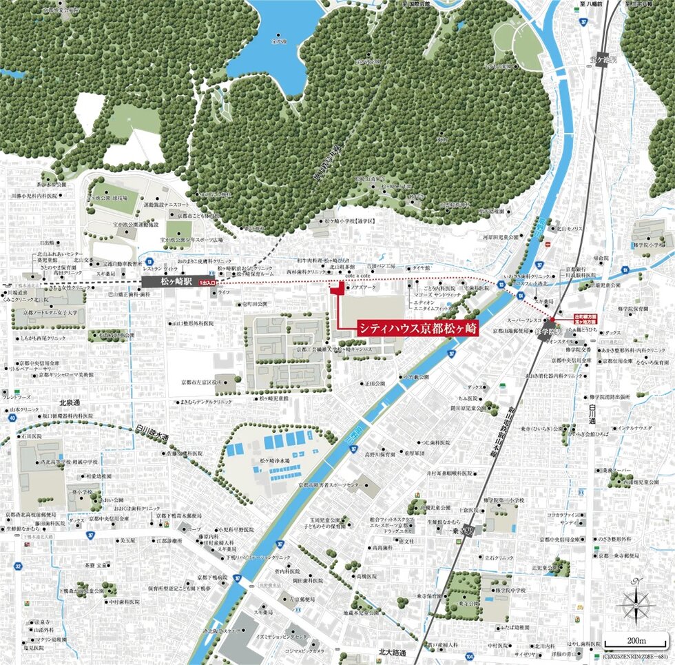 現地案内図