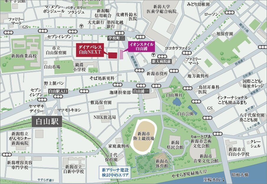 現地案内図