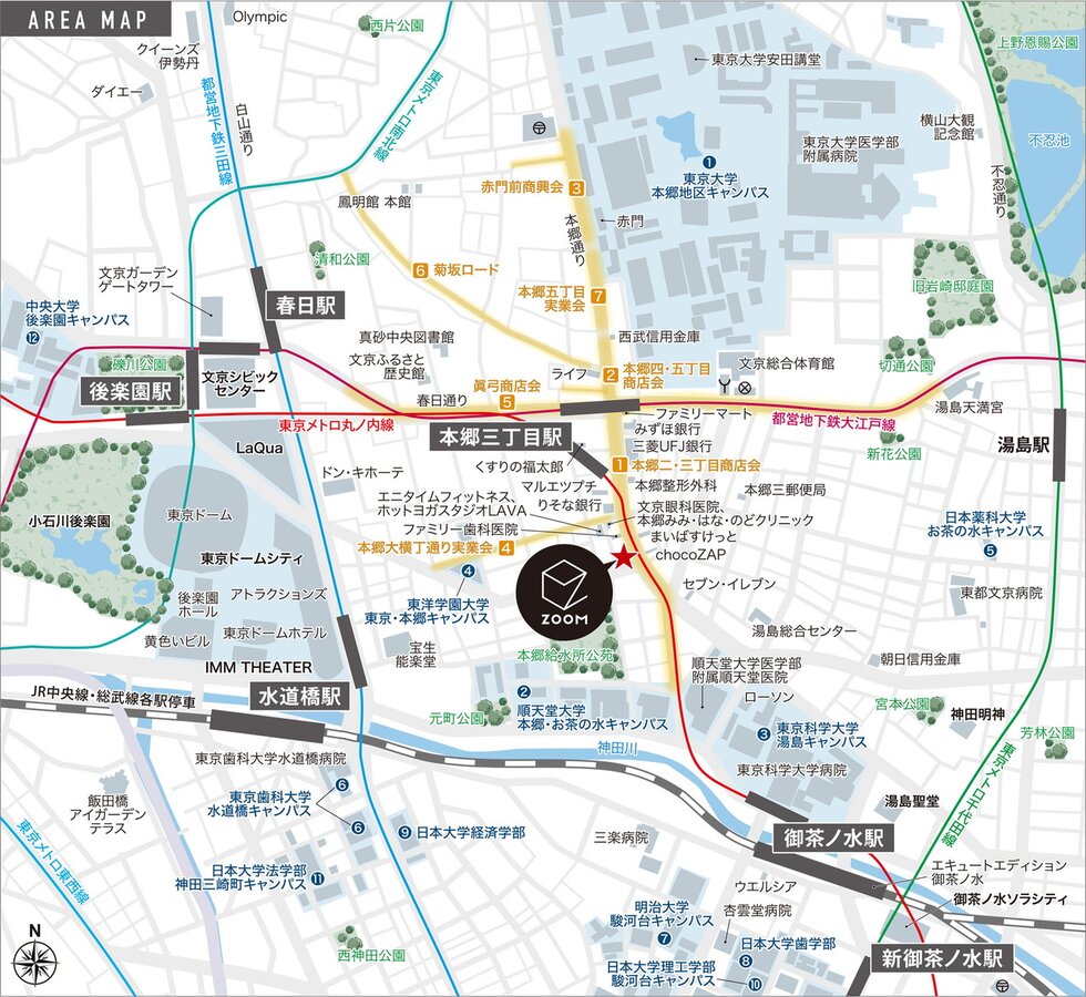 現地案内図
