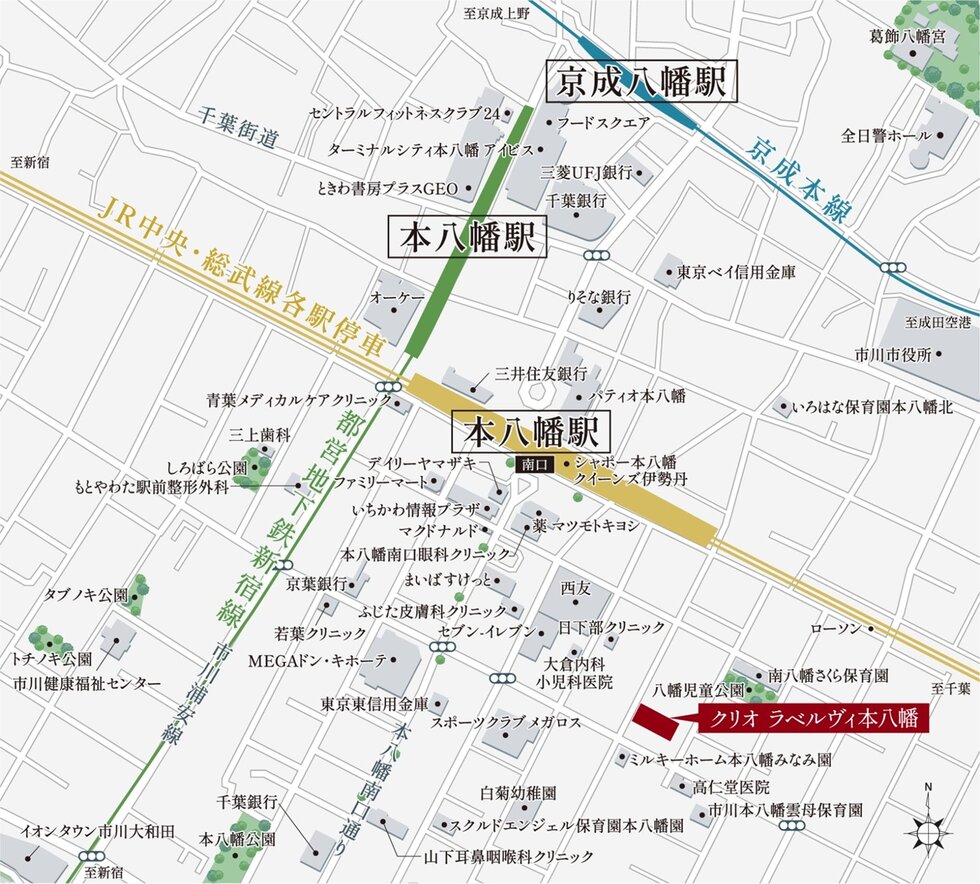 現地案内図