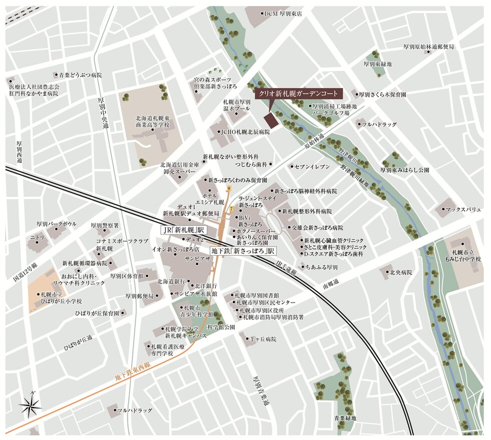 現地案内図＜広域＞