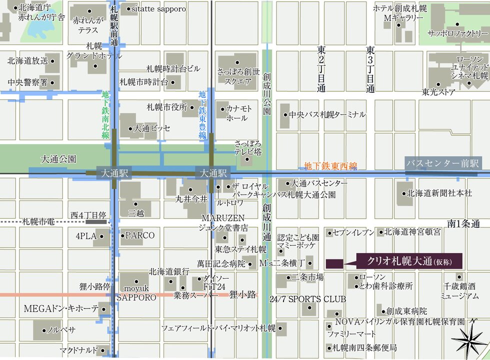 現地案内図