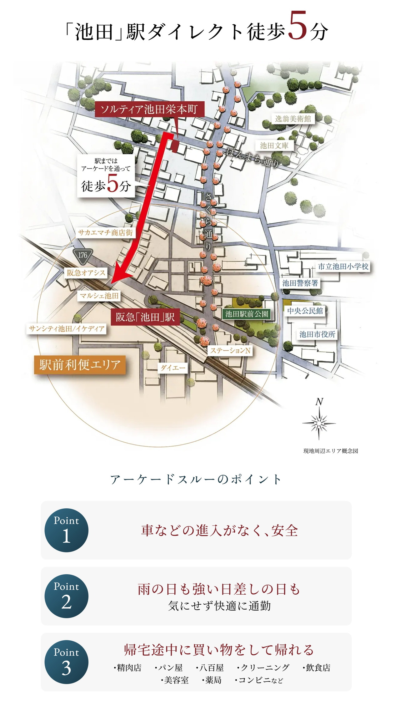 日々の快適性がより膨らむアクセス環境