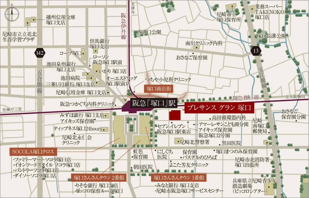 現地案内図