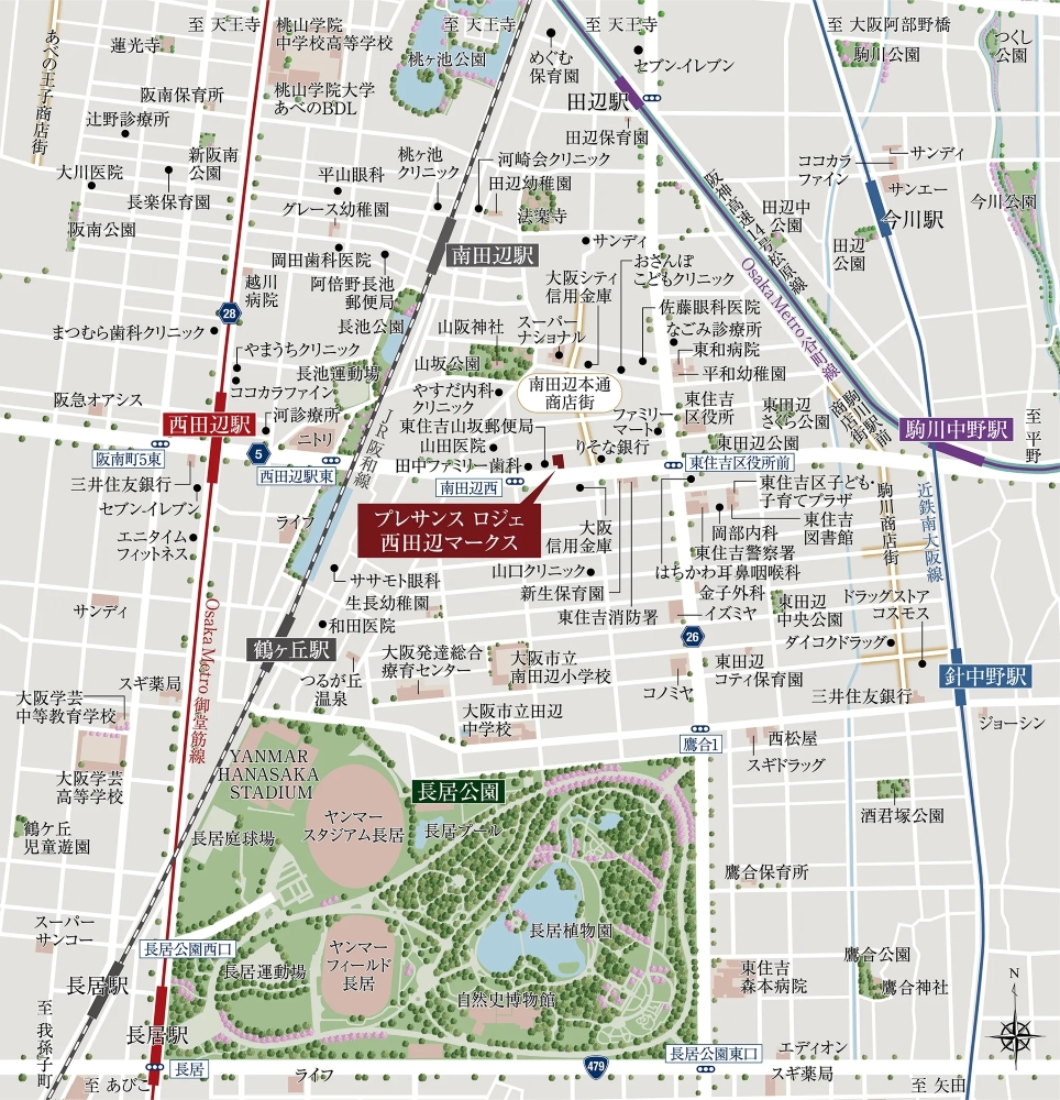 現地案内図