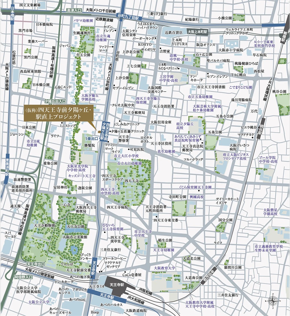 現地案内図