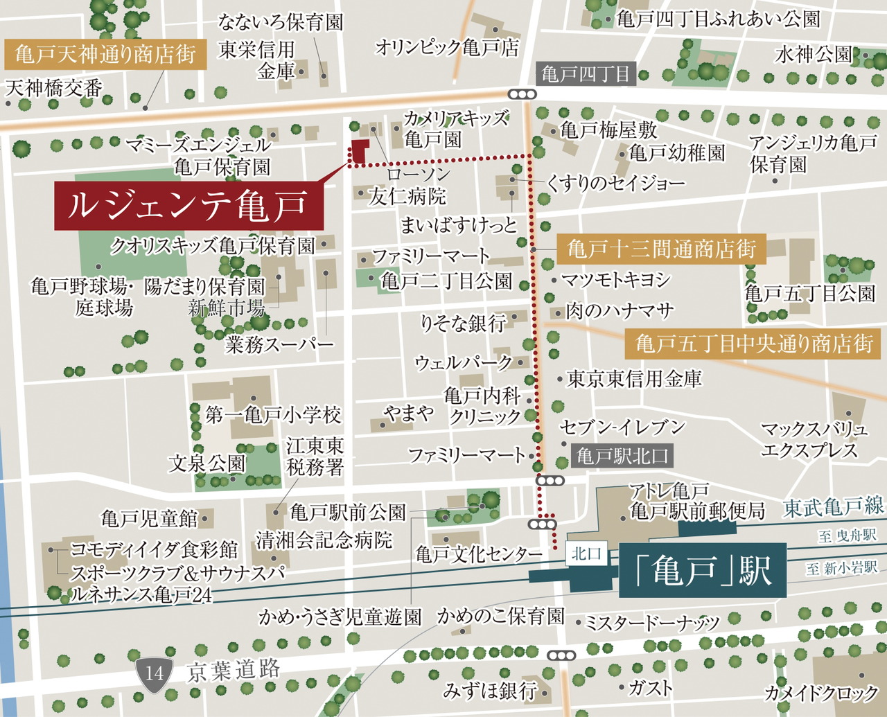 現地案内図