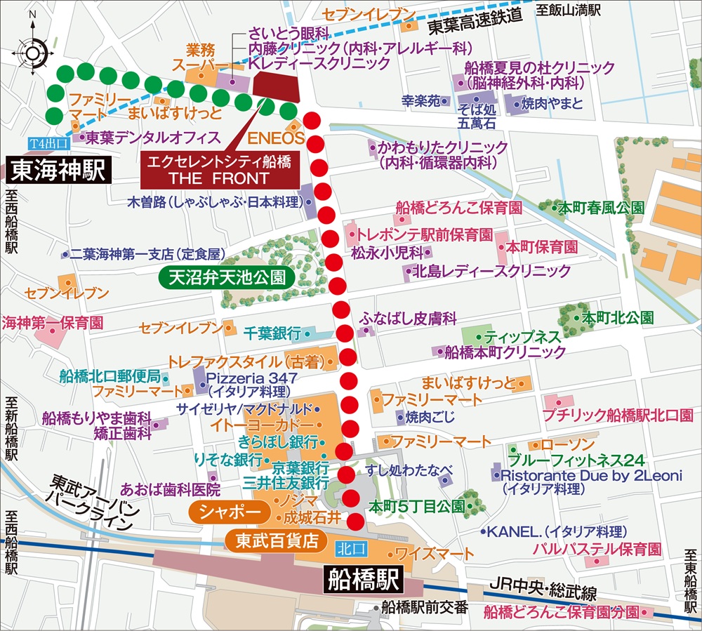 現地案内図