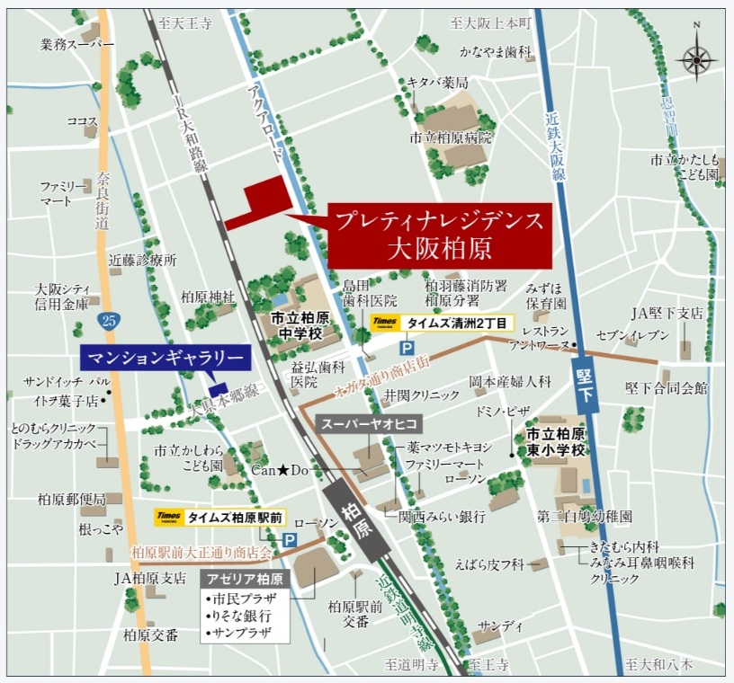 現地案内図