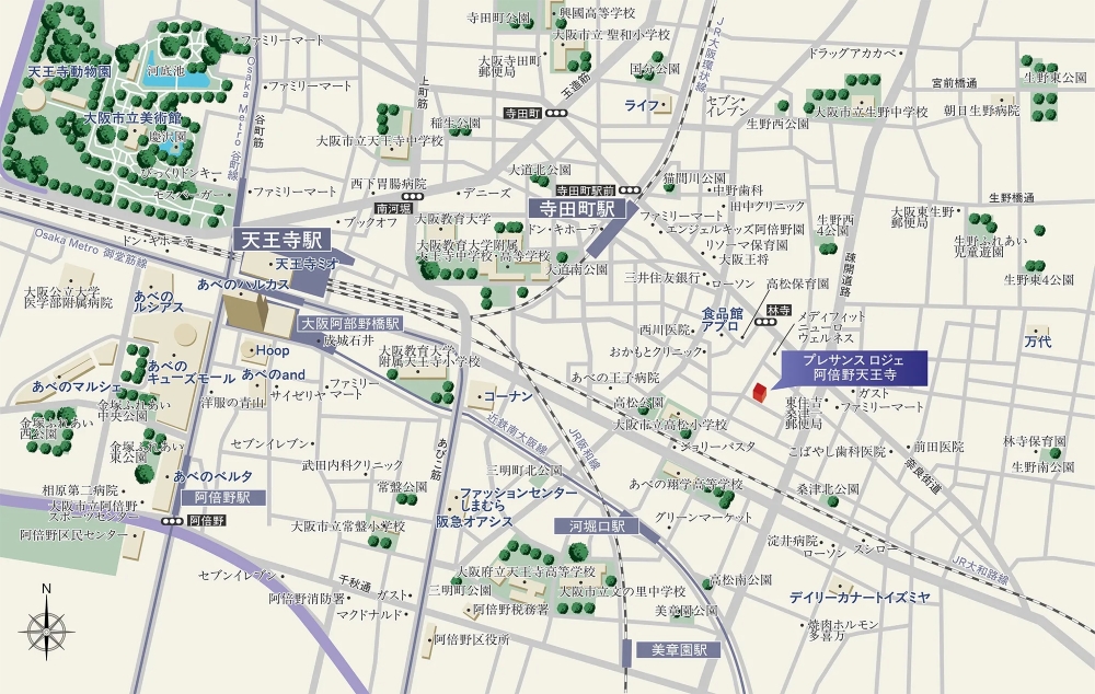 現地案内図