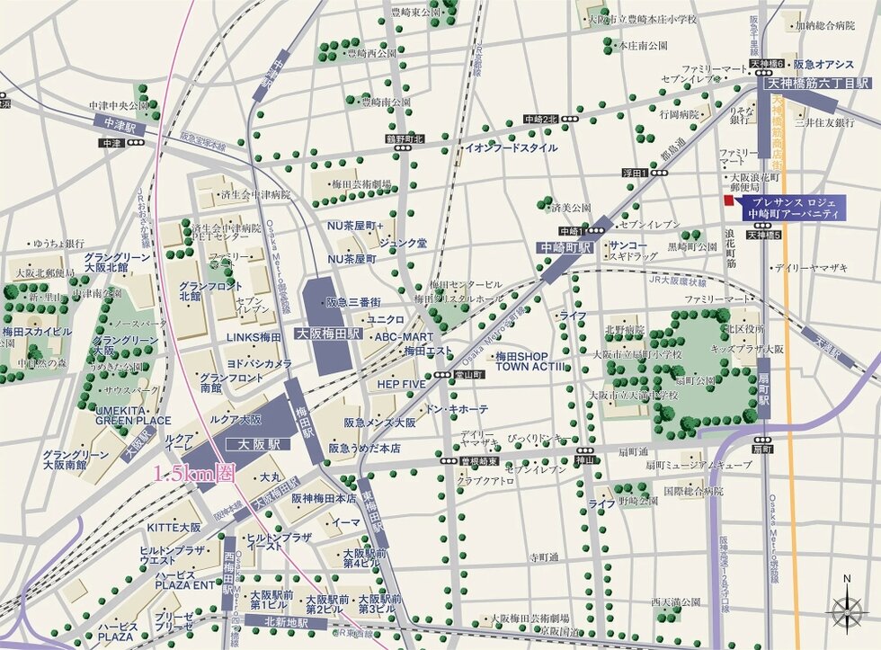 現地案内図