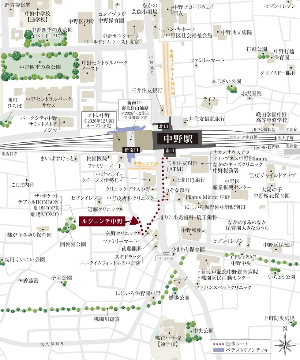 現地案内図