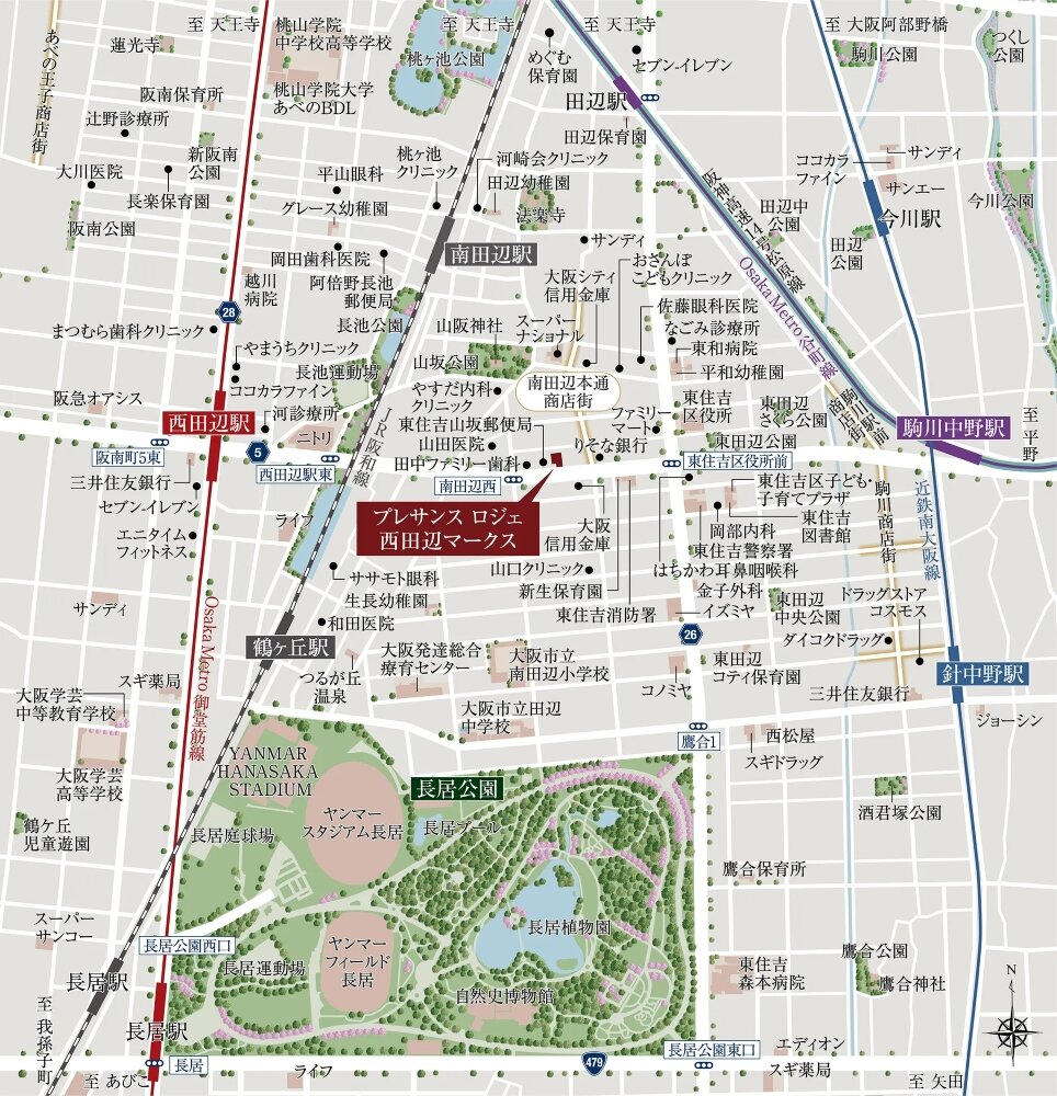 現地案内図