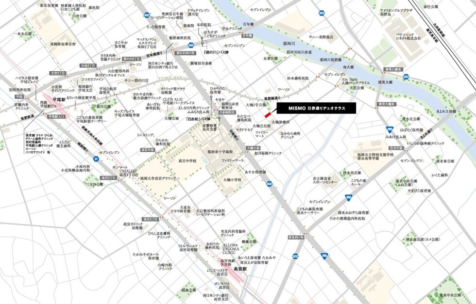 現地案内図