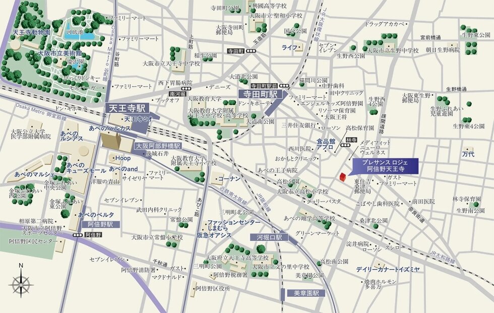 現地案内図