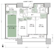 シティタワー大阪本町 間取り S-75F-標準プラン type
