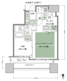 シティタワー大阪本町 間取り N-40B1-標準プラン type