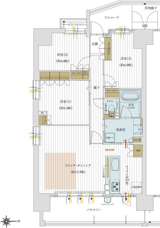 グランドパレス平野の3ldk印刷画面 アットホーム 新築マンション 分譲マンション購入情報 グランドパレス平野の3ldk印刷画面 アットホーム 新築マンション 分譲マンション購入情報