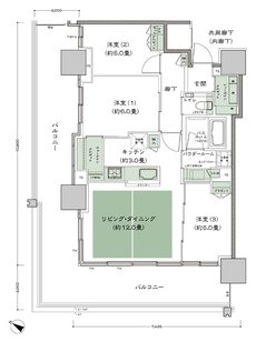 ベイシティタワーズ神戸 WEST 間取り W-70A-標準 type
