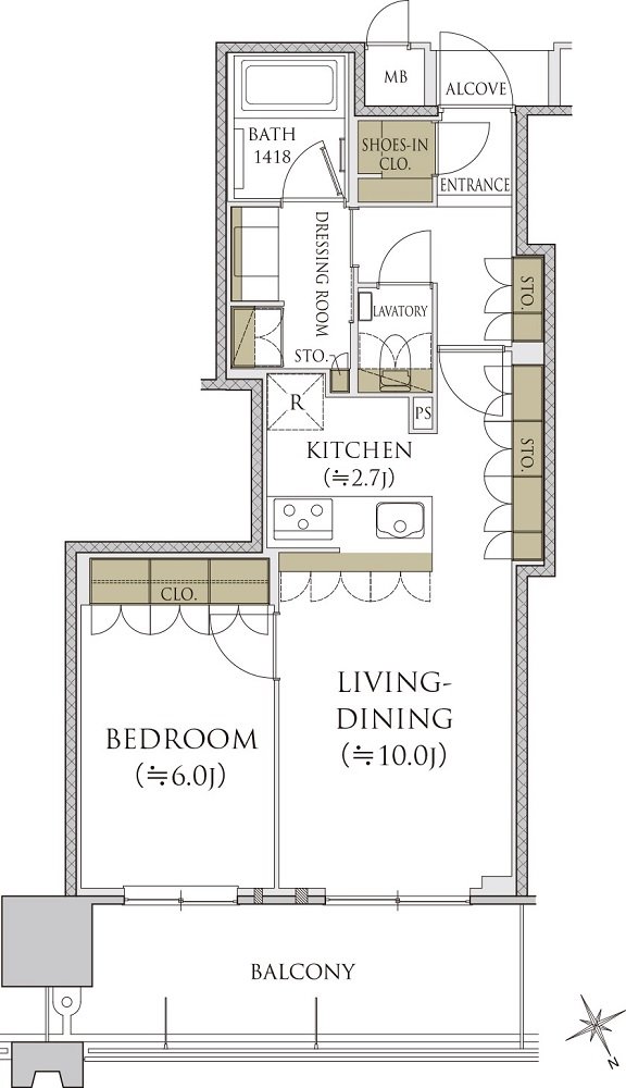 Mjr熊本ザ タワーの1ldk Sic Urban Floor 2f 19f 印刷画面 アットホーム 新築マンション 分譲マンション購入情報