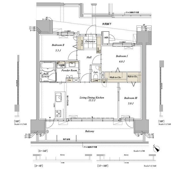 グランドパレス米屋町プライムマークス 間取り C TYPE